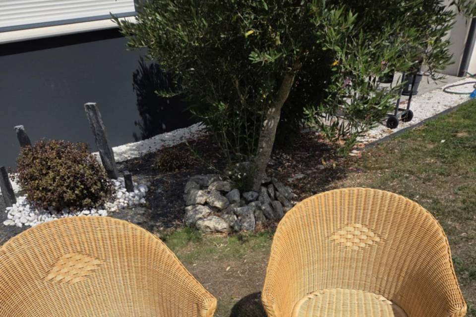 Fauteuil rotin