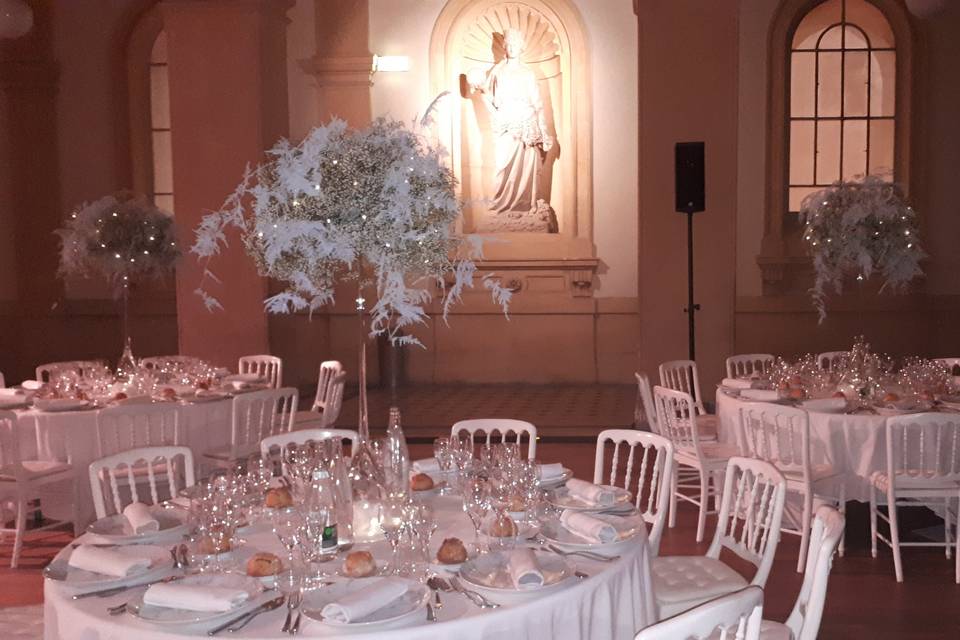 Décor gypsophile majestueux