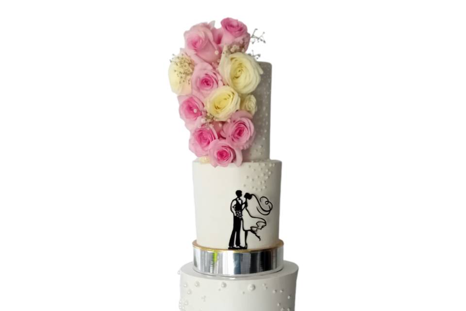 Wedding cake 150 parts  1 m de