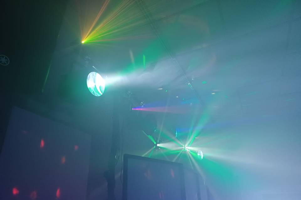 Jeux de lumières laser