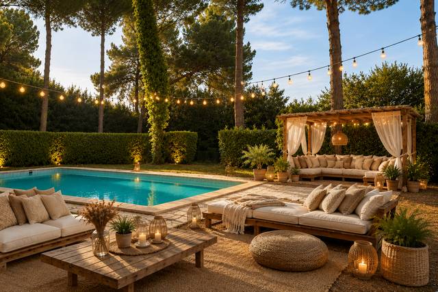 La piscine - espace Lounge