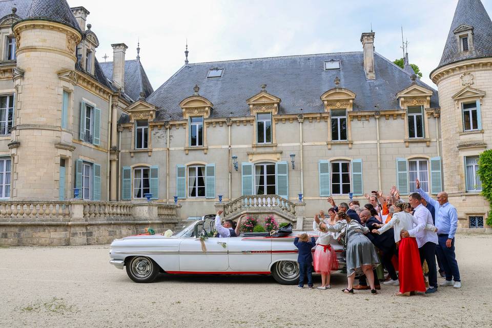 Le départ des mariés