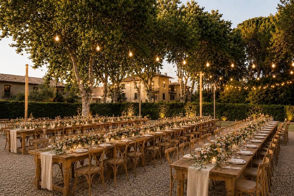 Dîner dans le Parc