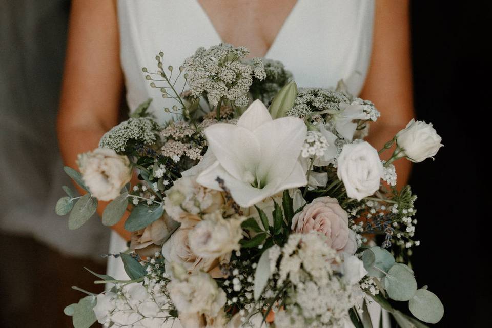 Bouquet mariée naturel