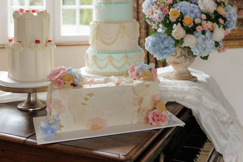 Long Cake fleuri