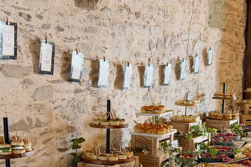 Buffet mariage 60 personnes
