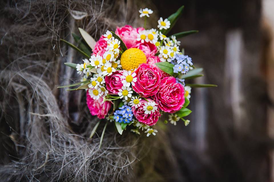 Bouquet à lancer