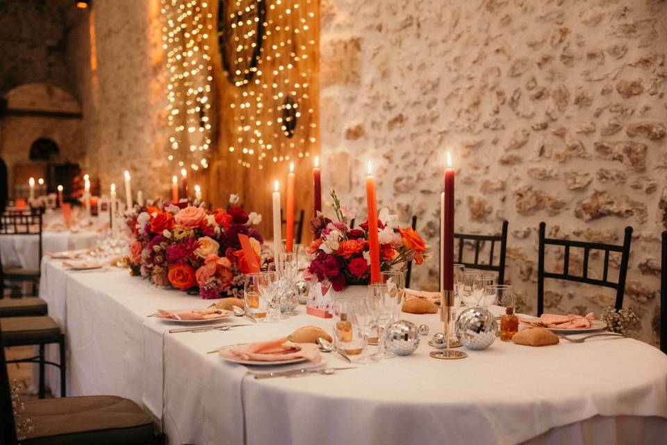 Centre de table d'honneur