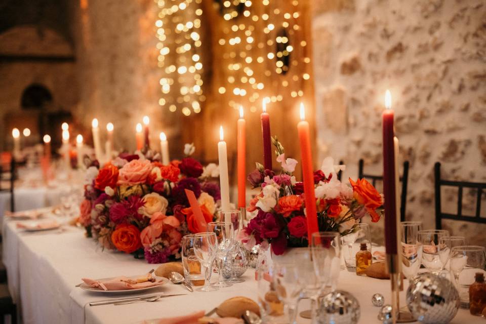 Centre de table d'honneur