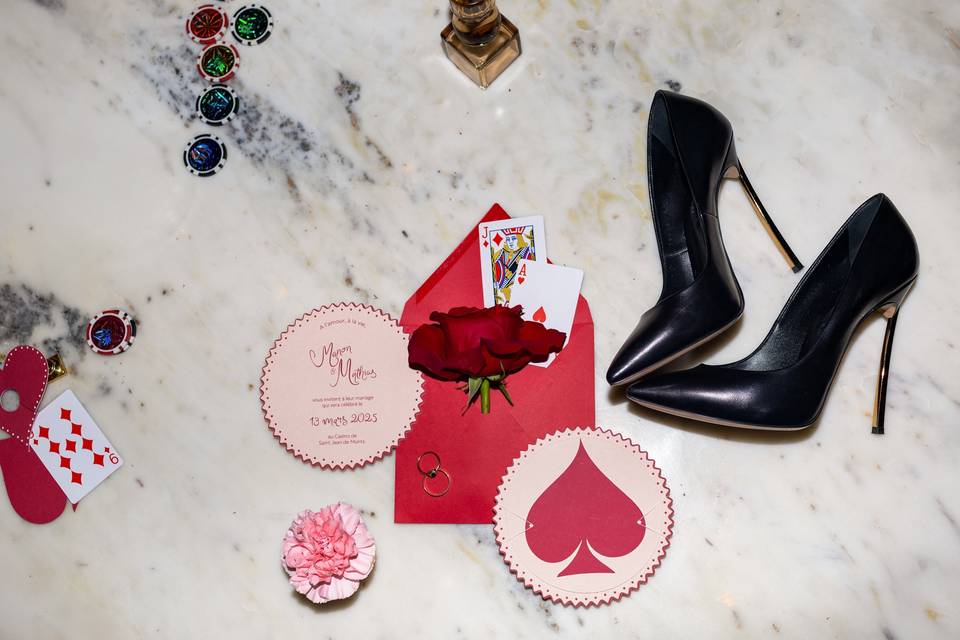 Flatlay casino