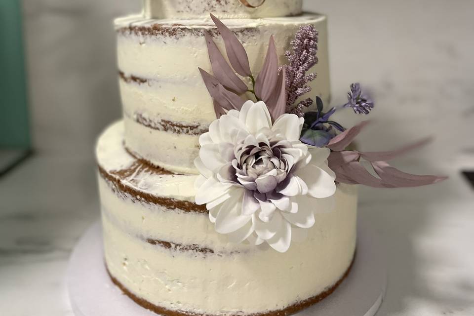Naked cake Lavande
