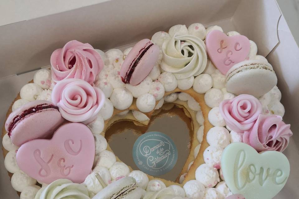 Heart cake