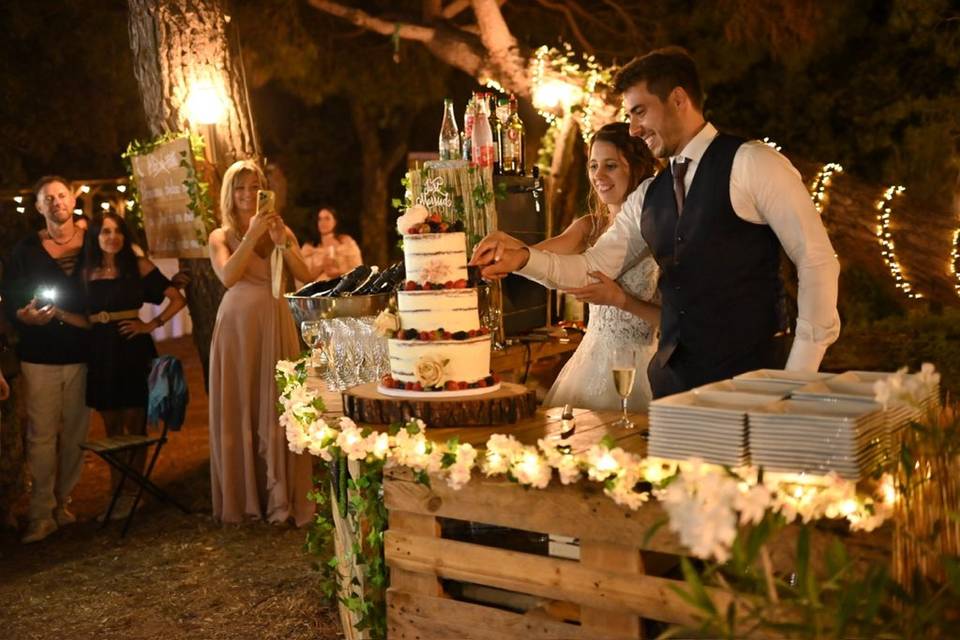 Naked cake aux fruits rouges