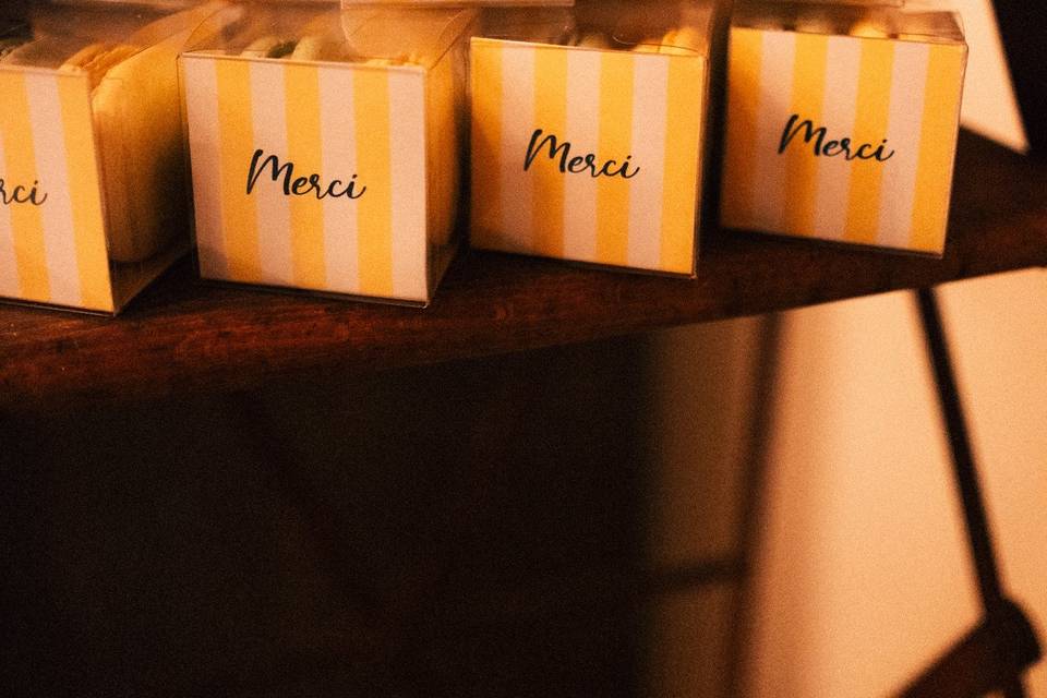 Boites de macarons