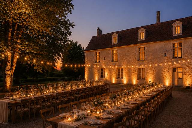 Diner sur la cour