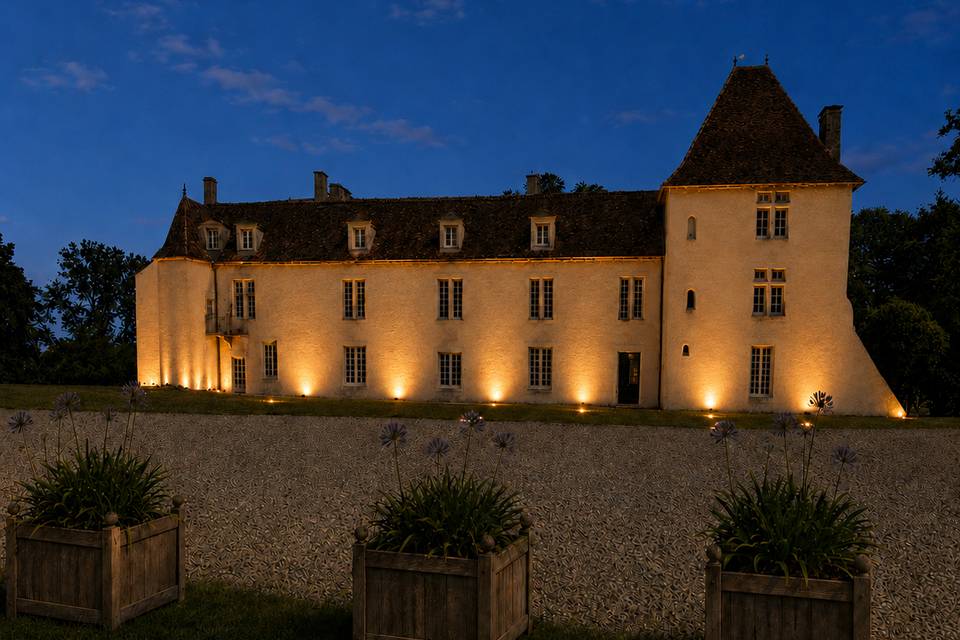 Façade du château