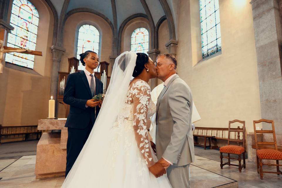 Un baiser très symbolique !