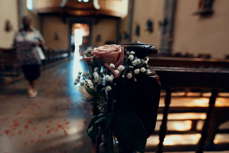 Allée florale