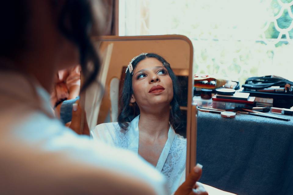 Reflet de la mariée