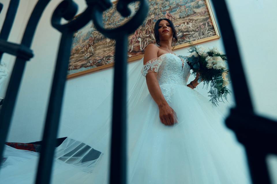 La mariée dans son château