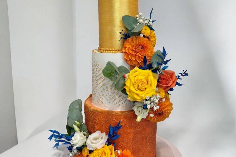 Wedding Cake colourful