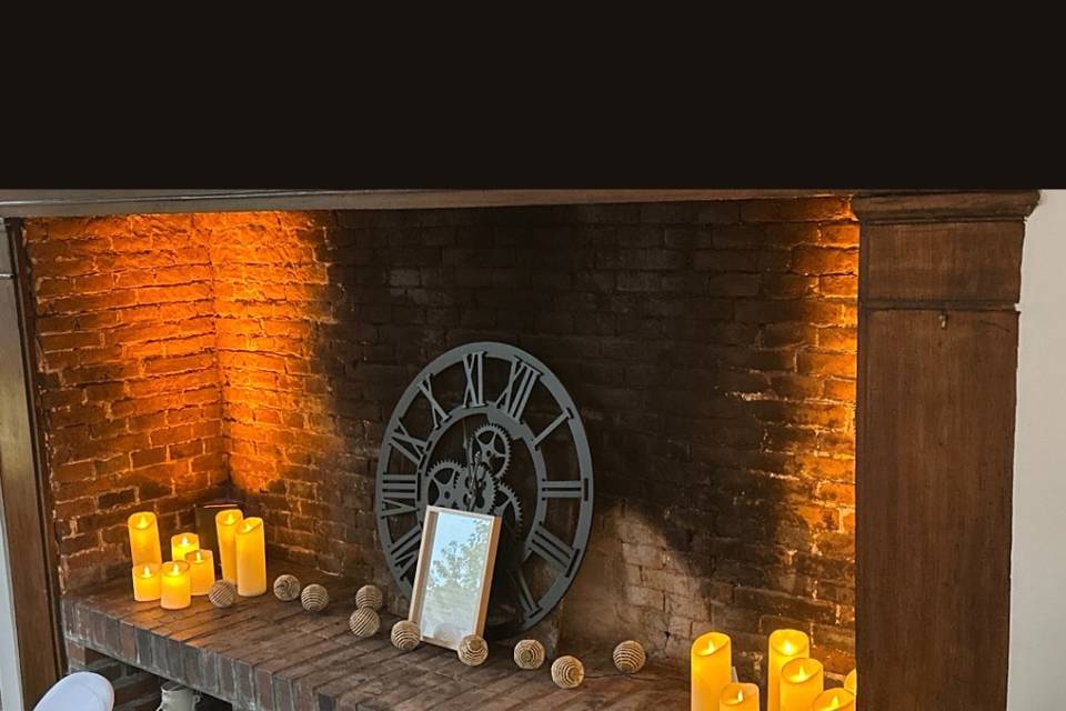 Cheminée salle interieure