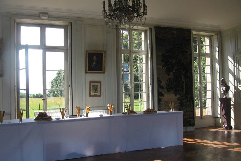 Dîner dans l'orangerie