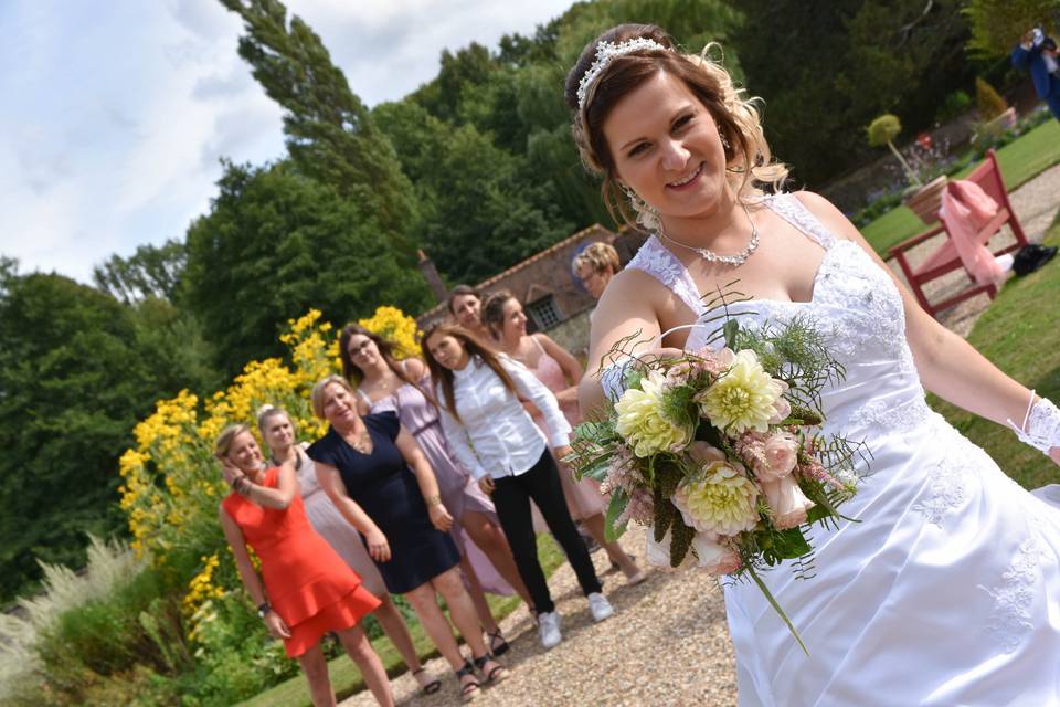 Lancer de bouquet