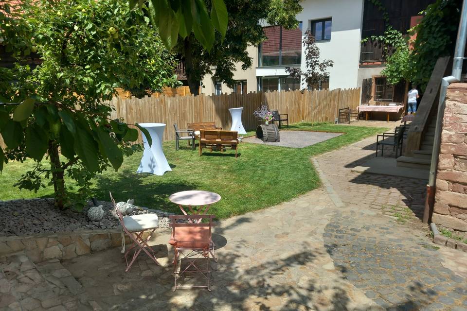 Espace extérieur garden party
