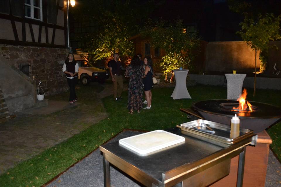 Espace extérieur brasero