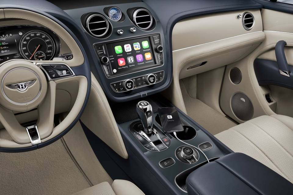 Intérieur bentayga bleu