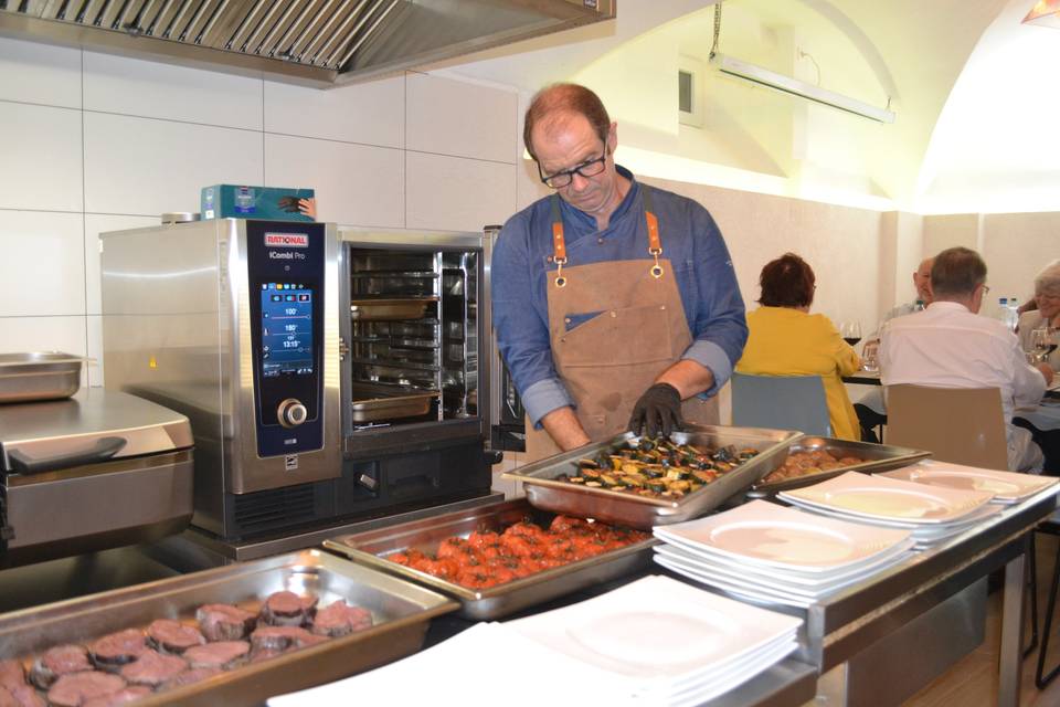 Cuisine ouverte sur la salle