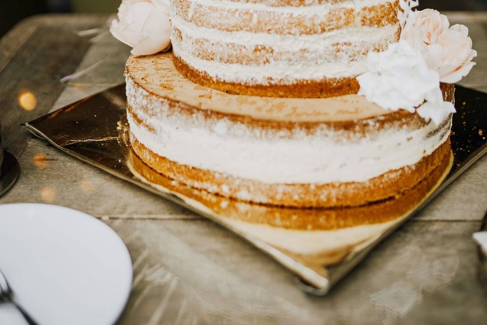 Naked Cake à 3 étages