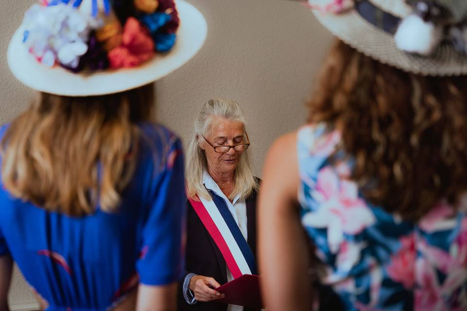 Cérémonie laïque en mairie