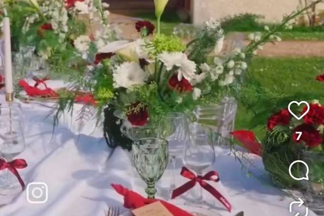 Table des mariés