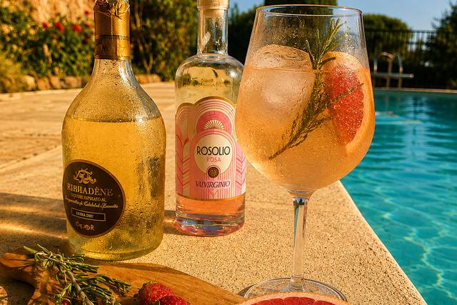 Spritz rose pamplemousse