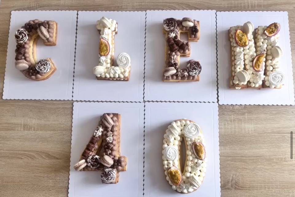 Number /letter cake