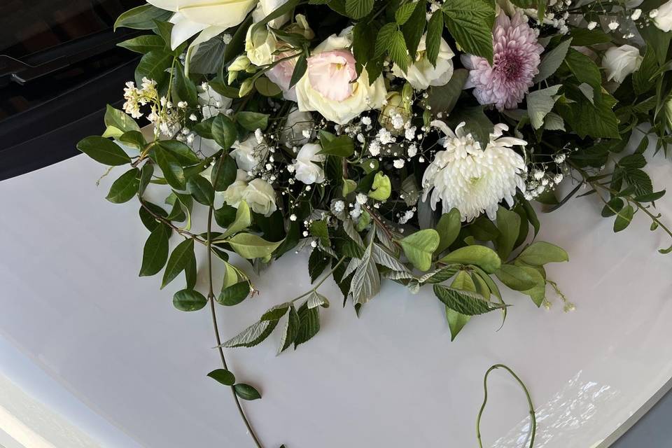 Décoration mariage voiture