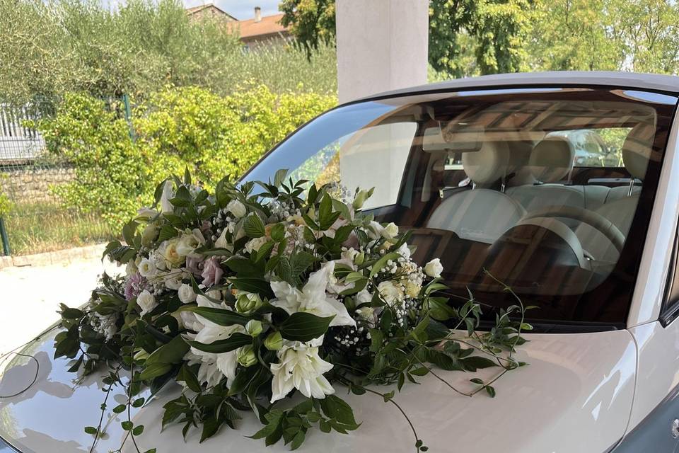 Décoration mariage voiture