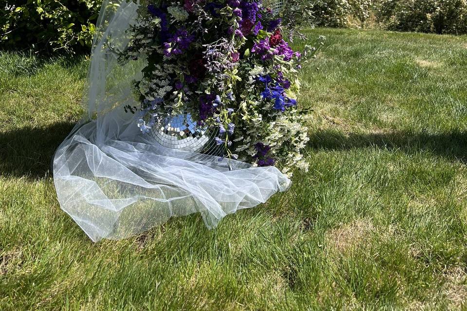 Arche mariage Boule à facettes