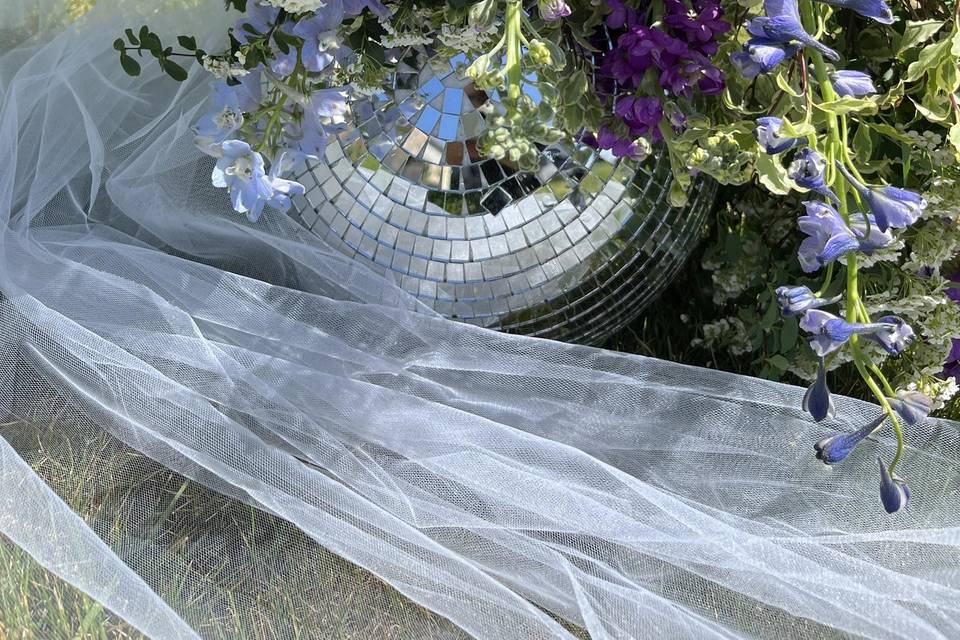 Arche mariage Boule à facettes