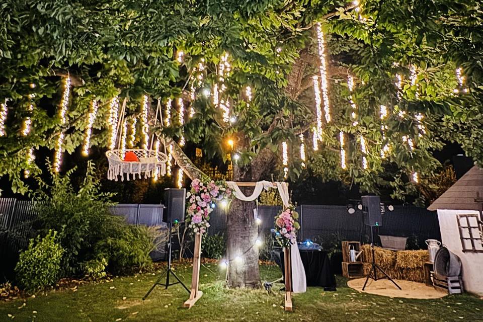 Jardin la nuit