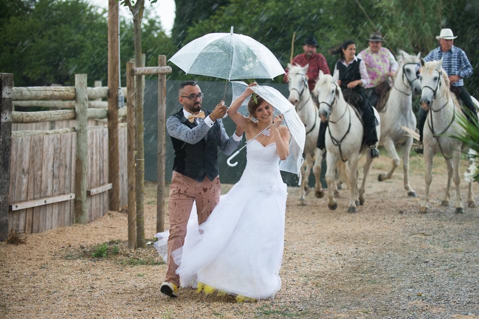 Même sous la pluie