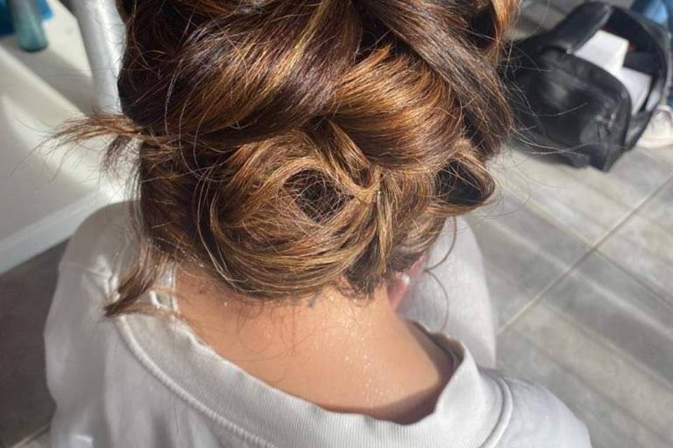 Chignon mariee