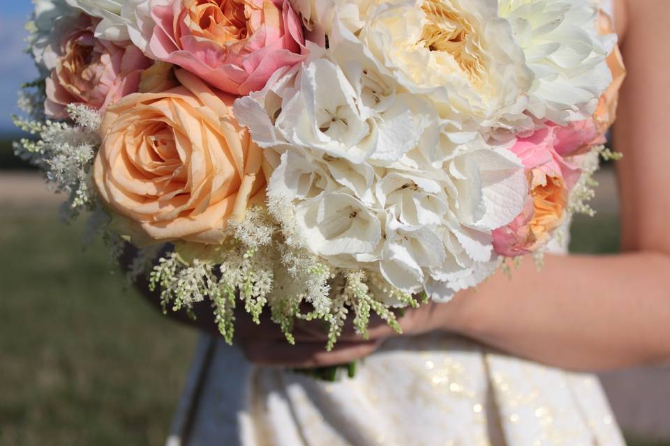 Bouquet de mariée zoom