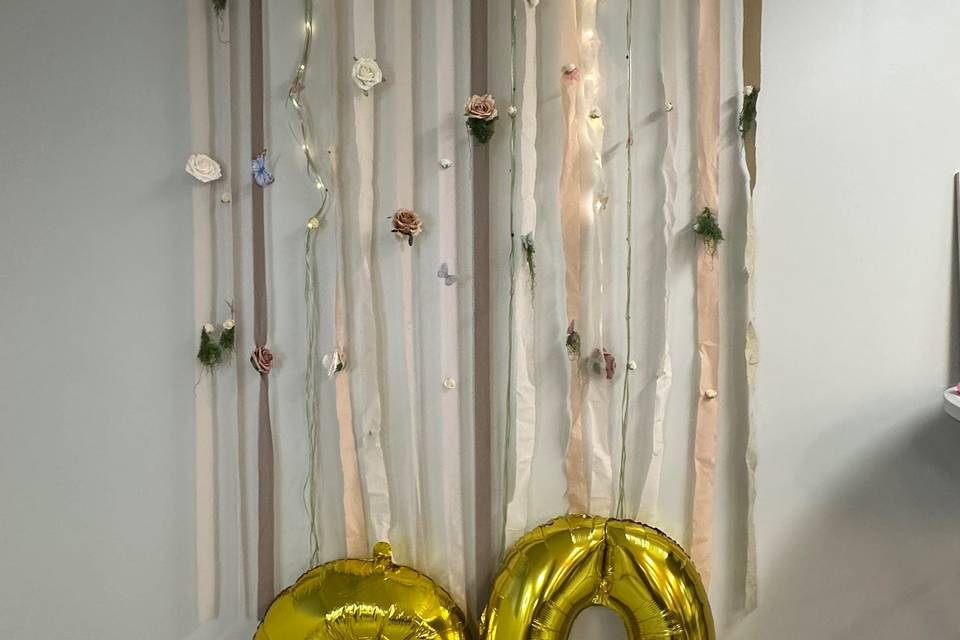 Rideau de fleurs