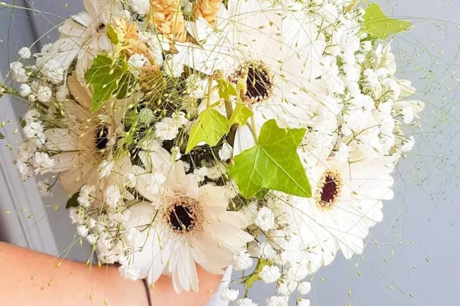 Bouquet de mariée rond