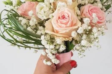 Bouquet de mariée rond