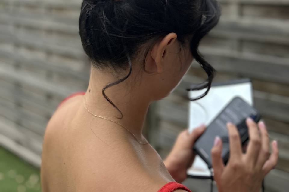 Chignon haut