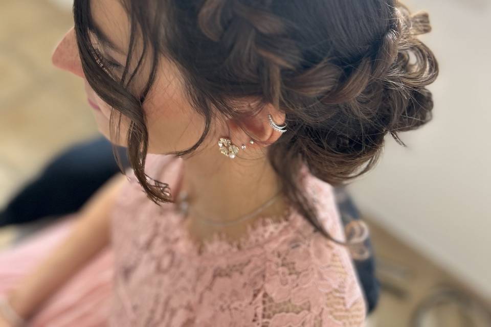 Chignon invitée